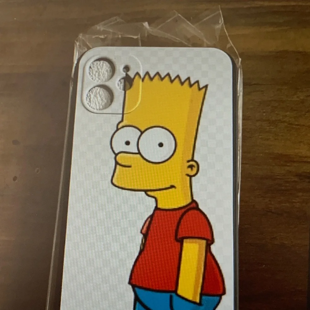 Cartoon Character Phone Case - White